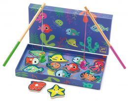 Djeco Magnetická hra Ulov si rybičku - barevné rybičky