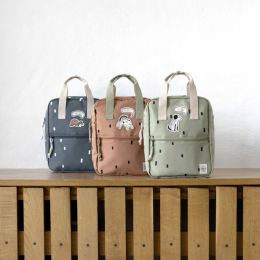 Detský batoh Mini Square Backpack Happy Prints olive