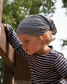 Nákrčník Twister baby Stripe navy