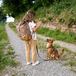 Detský batoh Mini Rolltop Backpack Nature hazelnut