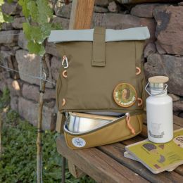 Detský batoh Mini Rolltop Backpack Nature olive