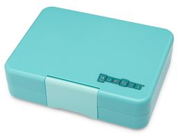 Krabička na desiatu - desiatový box Snack - Misty Aqua Rainbow